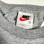 Vintage 90s Nike Swoosh Logo Gray T-Shirt