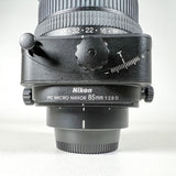 Vintage Nikon PC Micro-Nikkor 85mm f/2.8D Tilt-Shift Camera Lens