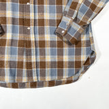 Vintage 70's Pendleton Western Wear Wool Plaid Pearl Snap Shirt