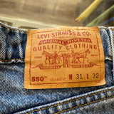 Vintage 1998 Levi's 550 Medium Wash Relaxed Jeans