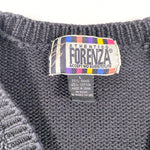 Vintage 80's Forenza Floral Knit Cardigan Sweater