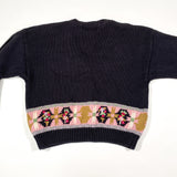 Vintage 80's Forenza Floral Knit Cardigan Sweater