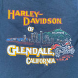 Vintage 1985 Harley Davidson Glendale CA T-Shirt