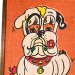 Vintage 70s "Tuffy" Hand-Screened Bulletin Board Wall Art