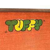 Vintage 70s "Tuffy" Hand-Screened Bulletin Board Wall Art