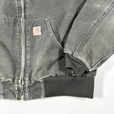 Vintage 2008 Carhartt J130 MOS Moss Green Hooded Jacket