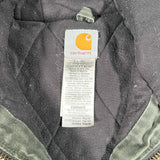 Vintage 2008 Carhartt J130 MOS Moss Green Hooded Jacket