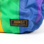 Vintage 80's Hawaii Fashion by Victor Rainbow Insulated Tote Bag