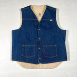 Vintage 1988 Carhartt 8SVT Sherpa Lined Denim Work Vest