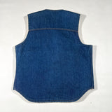 Vintage 1988 Carhartt 8SVT Sherpa Lined Denim Work Vest
