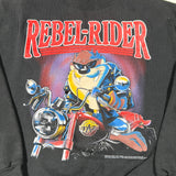 Vintage 1992 Taz Rebel Rider Looney Tunes Sweatshirt