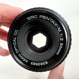 Vintage 1976 Pentax K1000 50mm f/2 35mm Film Camera