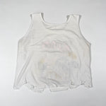 Vintage 80's Road Monster Born 2 Blast Cropped Tank Top T-Shirt