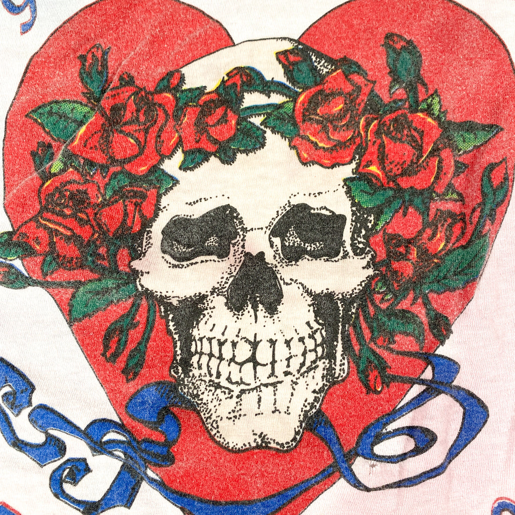 Vintage 80's Grateful Dead Skeleton and Roses T-Shirt ///SOLD