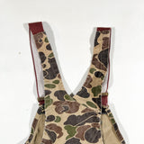 Vintage 1985 Carhartt BU103 Duck Camo Hunting Overalls