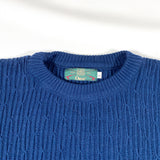 Vintage 90's Orvis Cable Knit Cotton Crewneck Sweater
