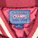 Vintage Y2K Virginia Tech Hokies Varsity Wool Leather Jacket