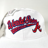Vintage 90s Atlanta Braves 1995 World Series Champs Snapback Hat