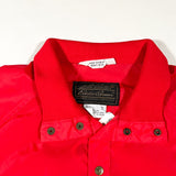 Vintage 80’s Eddie Bauer Red Nylon Pullover Jacket
