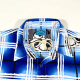 Vintage Y2K Seals Cartoon Plaid Button Up Shirt