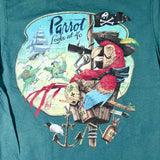 Vintage 1997 Caribbean Soul Parrot Pirate Graphic T-Shirt