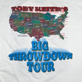 Vintage 2004 Toby Keith Big Throwdown Tour T-Shirt