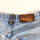 Vintage 90's Coca-Cola Cut Off Jean Shorts