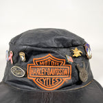 Vintage 90's Harley Davidson Leather Hat