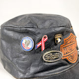 Vintage 90's Harley Davidson Leather Hat