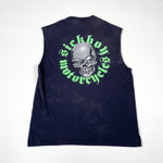 Vintage 90's Sickboy Motorcycles Skull Sleeveless T-Shirt