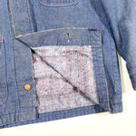 Vintage 60's Blue Bell Denim Blanket Lined Chore Jacket
