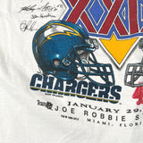 Vintage 1995 Super Bowl XXIX Chargers vs 49ers T-Shirt