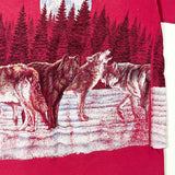 Vintage 1991 Habitat Jackson Hole Wolf Wrap T-Shirt
