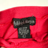 Vintage 80’s Ashleigh Morgan Red Crop Top Pocket T-Shirt