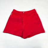 Vintage 90’s Bongo Red High-Waisted USA MAde Denim Shorts