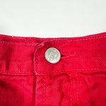 Vintage 90’s Bongo Red High-Waisted USA MAde Denim Shorts