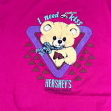 Vintage 80s Hershey's Chocolate World Teddy Bear Graphic T-Shirt