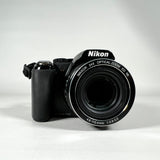 Modern 2009 Nikon Coolpix P90 12.1MP Digital Camera