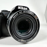 Modern 2009 Nikon Coolpix P90 12.1MP Digital Camera