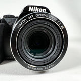 Modern 2009 Nikon Coolpix P90 12.1MP Digital Camera