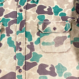 Vintage 80's Woolrich Duck Camo Chamois Shirt