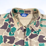 Vintage 80's Woolrich Duck Camo Chamois Shirt