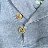Vintage 90s Polo Ralph Lauren Shawl Collar Elbow Patch Sweatshirt