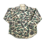 Vintage 90's Cabela's Duck Camo Chamois Shirt