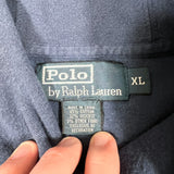 Vintage 90s Polo Ralph Lauren Shawl Collar Elbow Patch Sweatshirt