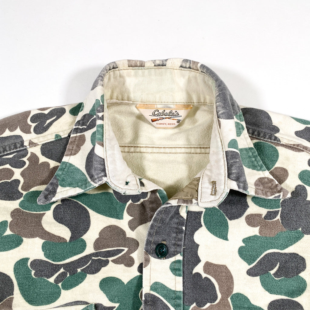 Vintage 90's Cabela's Duck Camo Chamois Shirt – CobbleStore Vintage