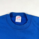 Vintage 90s Jerzees Royal Blue Blank Crewneck Sweatshirt