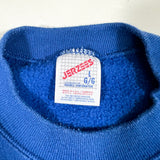 Vintage 90s Jerzees Royal Blue Blank Crewneck Sweatshirt