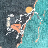 Vintage 90s Robert Bruce Mountain Climbing Knit Sweater