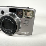Vintage 1999 Minolta Riva Zoom 140EX Date 35mm Film Camera